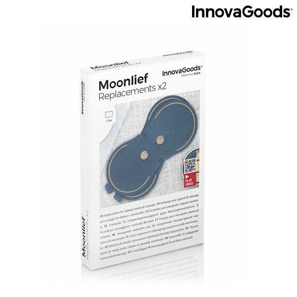 Резервни Пластири за Менструален Релаксиращ Масажор Moonlief InnovaGoods (опаковка от 2) - ELIARD.BG