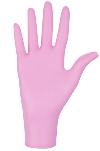 Ръкавици нитрилни 100 бр. М - розово - ELIARD.BG