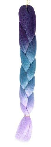Синтетична коса ombre blue / fio плитки W10342 - ELIARD.BG