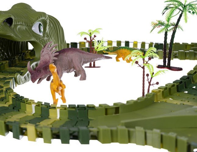 Състезателна писта - динозаври - 240 бр - ELIARD.BG