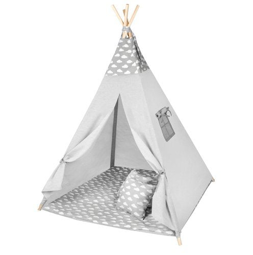 Teepee сива облачна палатка за деца - ELIARD.BG