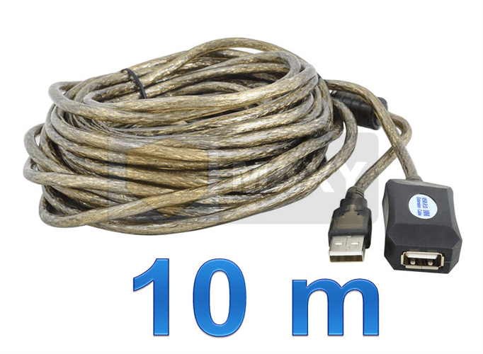 USB 2.0 активен удължителен кабел 10м - ELIARD.BG