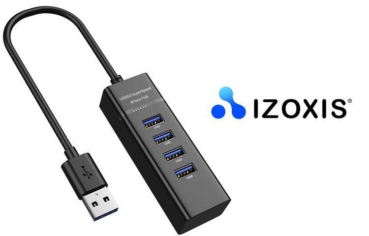 USB Хъб - 4 порта USB 3.0 Izoxis 19157 - ELIARD.BG