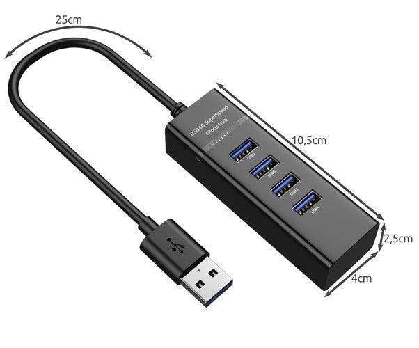 USB Хъб - 4 порта USB 3.0 Izoxis 19157 - ELIARD.BG