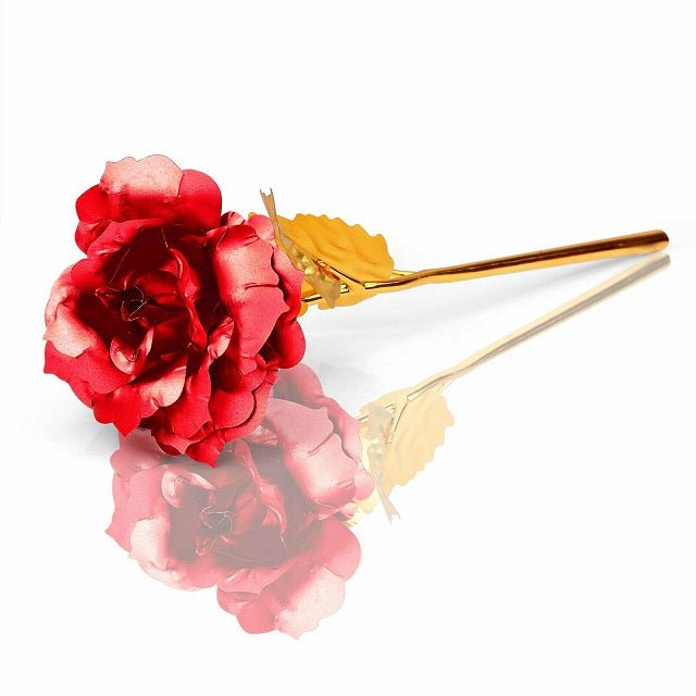 Вечна роза със златно покритие 24K Golden Rose - ELIARD.BG